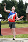 Shot putt, 2021 NECAA Open Graded Meeting, Morpeth. Photo: David T. Hewitson/Sports for All Pics